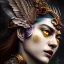 Placeholder: Insanely detailed photograph of an elaborate beautiful hawk goddess intricate glowing skin eyes intricate face hair lashes fur dress hyperdetailed painting by Anna Dittmann Huang Guangjian and Dan Witz CGSociety ZBrush Central fantasy art album cover art 4K 64 megapixels 8K resolution HDR Greek shiny space colours jewelry celestial hair eyes light"