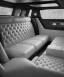 Placeholder: Ultra realistic back seat of limousine image, wide angle view, Alice woman and white rabbit man, many color balls, circus clothing, long hair, smoke, feather long coat, soft color, highly detailed, unreal engine 5, ray tracing, RTX, lumen lighting, ultra detail, volumetric lighting, 3d, finely drawn, high definition, high resolution.