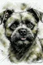 Placeholder: Watercolor Portrait of a border terrier in the style of Yoji Shinkawa, Guy Denning, Florian Nicolle, Willem haenraets.