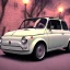 Placeholder: Tiny Fiat 500, soft smooth lighting,centered.