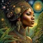 Placeholder: a painting African Bamboo Black Woman of Quantum Level Psychedelic DMT dimension Dimensional 33 seed in a fantasy setting, a detailed painting inspired by Josephine Wall, trending on deviantart, fantasy art, intricate fantasy painting, highly detailed visionary art, beautiful fantasy painting