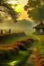 Placeholder: Winter morning in rural Bengal