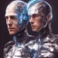 Placeholder: cyberblue, head, man, portrai, tron