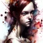 Placeholder: portrait, high lighting,cute girl, watercolor illustration by <agnes cecile> <Yoji Shinkawa>, darkred tones,