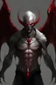 Placeholder: Demon, male, five eyes, wings, grey skin, red eyes, red clothing