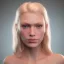 Placeholder: blond woman blue eyes