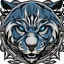 Placeholder: Logo of a blue fierce cougar in a circle