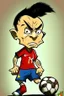 Placeholder: Yuan Wesa Footballer cartoon 2d