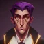 Placeholder: Portrait of a 35 year old handsome warlock