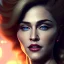 Placeholder: Madonna portrait, Greg Rutkowski, Zabrocki, Karlkka, Jayison Devadas, trending on Artstation, 8K, ultra wide angle, zenith view, pincushion lens effect