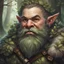 Placeholder: dnd, portrait of forest dwarf