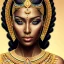 Placeholder: cleopatra realistic dark skin face symmetrical, pyramids, meditation, dark background, 8k quality,tattoo.