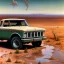 Placeholder: closeup of rusty nukizer truck, moss covered, desert, cracked dry lake bed, by Zdzislaw Beksinski, Norman Rockwell, highly detailed, soft lighting, 8k resolution, oil on canvas