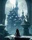 Placeholder: A young vampire girl siting on a great throne , black and white by Greg Rutkowski, Sung Choi, Mitchell Mohrhauser, Maciej Kuciara, Johnson Ting, Maxim Verehin, Peter Konig, 8k photorealistic, cinematic lighting, HD, high details, dramatic, atmosphereric, trending on artstation, black and white