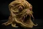 Placeholder: an eyeless, slimy, grotesque realistic tapeworm that looks like Donald Trump, horror