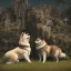 Placeholder: sad, abandoned, miserable akita dog tied beside shitzhu dog on lonely highway, 8k resolution, high-quality, fine-detail, iridescent, intricate, digital art, detailed matte, volumetric lighting, illustration, 3D octane render, brian froud, howard lyon, selina french, anna dittmann, annie stokes, lisa parker, greg rutowski