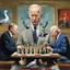 Placeholder: Putin, President Xi Of China And Joe Biden Play Chess With A Pigeon,Ufo And Atomic Bomb Mushroom Cloud,Complex Surgical Instruments Intermixed With A Newborn Boy,Minimalism,Painting By Adrian Ghenie,Rene Magritte,Pablo Picasso,Michelangelo,Salvador Dali,Lucian Freud