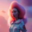 Placeholder: pixar style,realistic painting of a beautiful girl and jar marmelade,volumetric blue clouds,pink sky environment and flying strawberries in background, volumetric lighting,dramatic lighting, detailed digital painting, extreme dense and fine fur, anime, ornate, colour-washed colors, elegant, small minutiae, tiny features, particulars, centered, smooth, sharp focus, renderman gofur render, 8k, uhd, detailed eyes, realistic shaded volumetric lighting,caustics,backligh