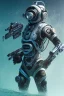 Placeholder: diver like a cyborg,with the gun,hi quality detail,hi quality textures,cinematic,realistic