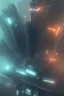 Placeholder: Blade Runner, nostalgic, cold, dark blue, gloomy, heavy fog, 8k photorealistic, cinematic lighting, high details, dramatic, atmosphereric