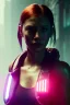 Placeholder: 1girl, a real perfect female cyberpunk anatomy of ginger, sweaty naked upper body, hyper details, volumetric lighting, cinematic lights, photo bashing , epic cinematic, octane render ,extremely high detail, post processing, 8K wallpaper, Film Grain, 3d, denoise, redshift style, phoshoot