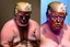 Placeholder: morbidly obese and sweating without a shirt, donald trump tries to stay awake by screaming