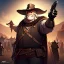 Placeholder:  old west sherif by android jones, by james jean, by Kilian Eng,by Gediminas Pranckevičius,