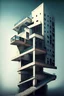 Placeholder: edificio con acceso en un segundo nivel