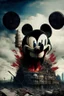 Placeholder: MICKEY MOUSE WITH ACCURATE EYES AS A HUGE GODZILLA DESTROYING BUILDINGS IN SOUTH AFFRICA