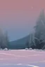 Placeholder: snow simple paint landscape background