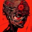 Placeholder: beautiful punk girl, hyper detailed, hyperdetailed, intricately detailed, illustration by <kilian eng> <Yoji Shinkawa>, darkred tones,