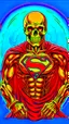 Placeholder: skeleton superman