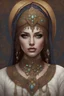 Placeholder: In the art style of Karem Beyit: Arabian Princess