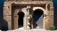 Placeholder: Large square Phoenician gate