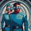 Placeholder: draw a retrofuturism spy in neon colors