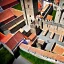 Placeholder: medieval city, walls, top view