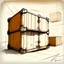 Placeholder: shipping containers sketch