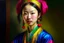 Placeholder: oriental woman portret neoclassism colorfull