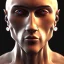 Placeholder: Close-up face of a human adult