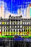 Placeholder: Buckingham palace in the style of john piper