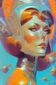 Placeholder: retro cover, high details, intricate details, by vincent di fate, artgerm julie bell beeple, 60s, inking, vintage 60s print, screen print