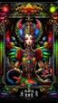 Placeholder: Centered, Ornate, Collectable Trading Card of lisa frank pattern fantasy character portrait of Crisp Digital Art, holiday nutcracker by Aleksi Briclot, T-Shirt Design, Black Background, Detailed Frame, Border, in SNES arcade game, ultra realistic, wide angle, intricate details, retro Nintendo bitmap pixel art, highly detailed by peter mohrbacher, wayne barlowe, , hajime sorayama aaron horkey, gaston bussiere, craig mullins