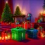 Placeholder: christmas ambience, african, kente, kente ribbon, kente boxes, clothing, african patterns, thread, embroidery, cinema 4d render, high detail