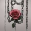 Placeholder: left rose and chains