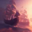 Placeholder: Pirate ship, cinematic,cinematic lighting, 8k, resolution concept art, dynamic lighting, hyperdetailed intricately detailed, octane render,unreal engine, centered.