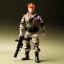 Placeholder: G.i. Joe toy camouflage khaki doll Donald Trump orange face with boots full body in package high resolution 2019, in a box with gun, jungle