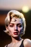 Placeholder: Ultra Realistic image, portrait, blonde woman, sweet Marylin Monroe face, perfect iris, glow eyes. skater waitress suit. soft color, highly detailed, unreal engine 5, ray tracing, RTX, lumen lighting, ultra detail, volumetric lighting, 3d, finely drawn, high definition, high resolution.