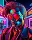 Placeholder: WPAP Pop art style outside emboss 3d shiny cubis mirrors glass minimalist Neo Surrealisme Unique surrealistic artwork brutal multicolor neon colors,find details,UHD neons