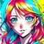 Placeholder: Create manga Arts colorful