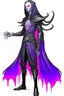 Placeholder: dnd Mindflayer holding an evil spear,